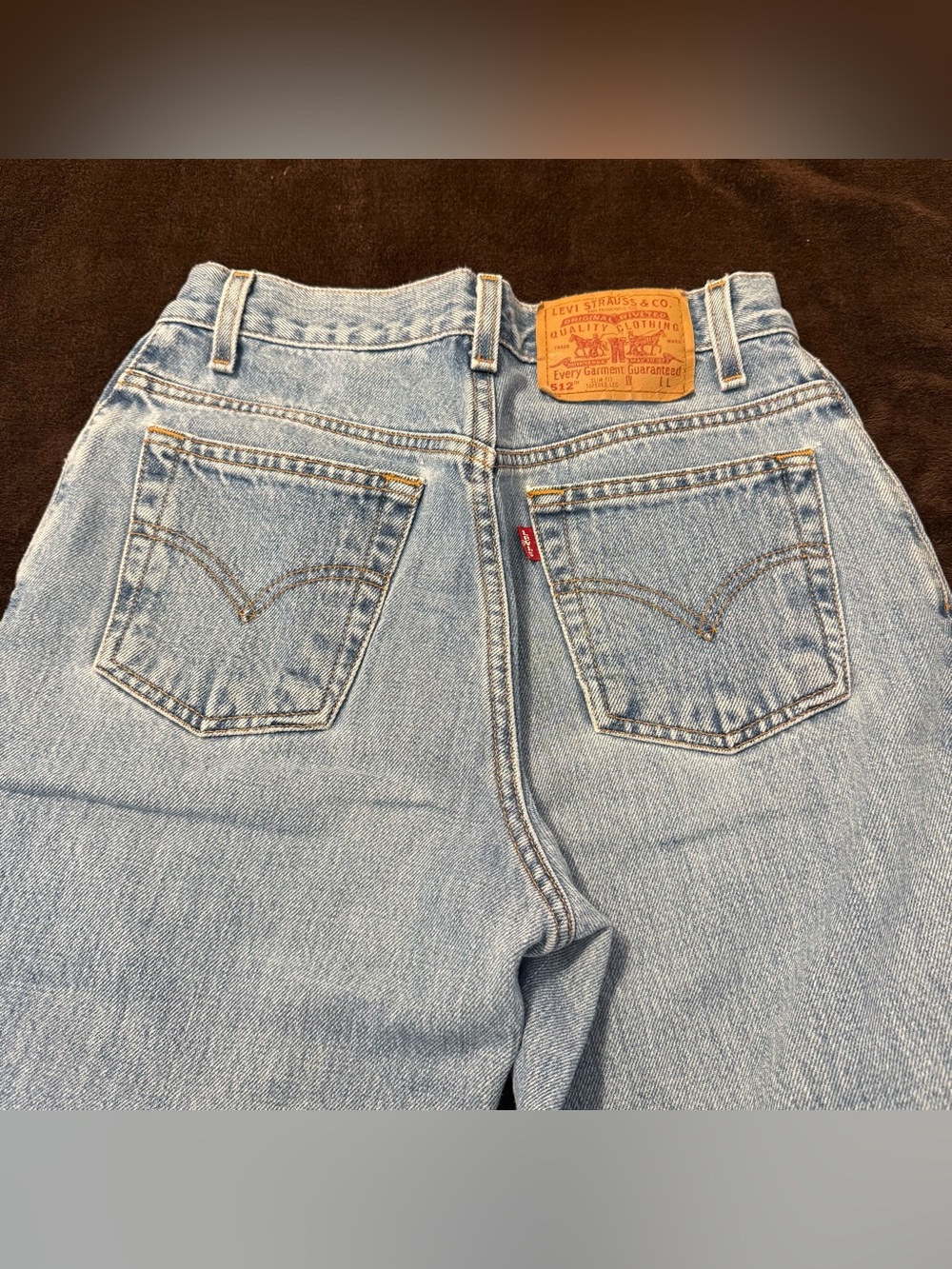 Vintage Levi’s 512 blue jeans